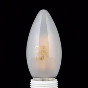 ORION LED žarulja E14 C35, mat, 2W, 2.700 K, 180 lm, prigušiva - bijela mat - Staklo