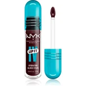 NYX Lip I.V. Hydrating Gloss Stain glos za ustnice 5 ml Odtenek 14 mauve n’ moist!
