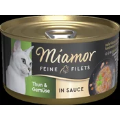 Miamor Fileji v omaki, konzerva 85 g - Tuna & zelenjava