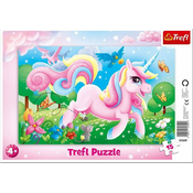 Trefl Puzzle Čarobni svet samorogov 15 kosov