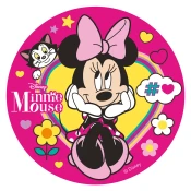 Dekora Jedilni papir - Minnie Mouse roza 20 cm