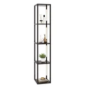 COSTWAY Vitka visoka polica z osvetlitvijo LED 163 cm, (5000099245)