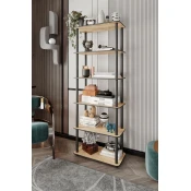 Hanah Home Polica za knjige 60x173x30 cm, Hrast