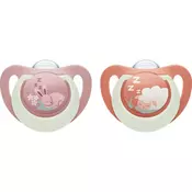 NUK First Choice Night 6-18 m duda 2 kos