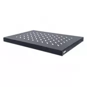 INTELLINET Polica fiksna 345mm za rek 19 1U crni