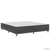 Vidaxl Posteljni okvir boxspring sivo blago 180x200 cm