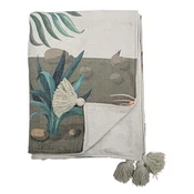 Zelena odeja 130x155 cm Peacock – Bloomingville
