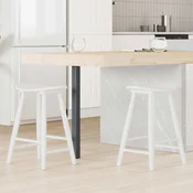 Jedilni stoli 2 kos Masivno gumovo les Bela 46 x 37 x 63 cm