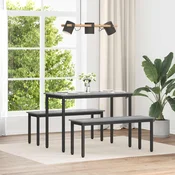 vidaXL klop Siva Sonoma 110 x 35 x 45 cm Konstruiran les