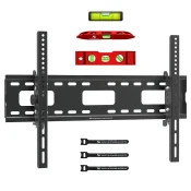 Maclean TV MC-421 Wall Mount Bracket 32-90 VESA 600x400 80kg Tilting Universal Adjustable Spirit Level Accessories Flat Slim