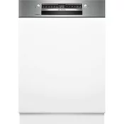 Bosch SMI4ETS08E Serija 4 Vgradni stroj pomivalni delno vgrajen 60 cm, Home Connect