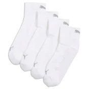 PUMA Running Quarter Socks Unisex (2-Pack), Women, White, 39-42