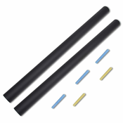 Greatstore Zidne nalepke za tablo 0,6 x 2 m 2 zvitka s kredo