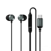 In-Ear ušesne slušalke RM-512a, Type C, Remax, 1.2m, črna