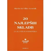 AVSENIK:20 NAJLEPŠIH SKLADB ZA KLAVIR IN HARMONIKO ZVEZEK 13