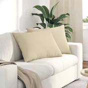 Jastucici za sofu 2 pcs Krema 70 x 50 cm tkanina