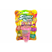 EP LINE Slime 100 g v barvi sadja 8 cm 5 vrst v plastični škatli