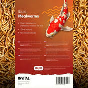 Ibuki Mealworms 1000 ml - sušeni moki črvi