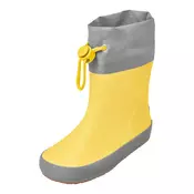 PLAYSHOES Gumene cizme žuta / tamo siva