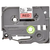 Samolepilni trak Brother TZe-421, 9 mm, rdeče/črn