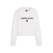 Tommy Jeans Pulover ESSENTIAL mornarska/rdeča/bela