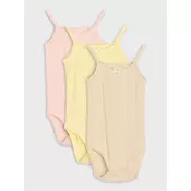 Sinsay - Pamučni bodi na bretele 3 pack - pastelno roze