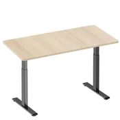 Podesivi radni stol IPOHOME STANDARD - Prirodno drvo - 160x80cm