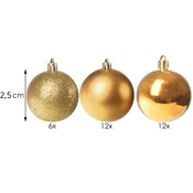 Springos CA0013 BOŽIČNE KROGLE 3 CM 30 KOS.