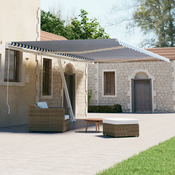 Vidaxl Prostostoječa avtomatska tenda 600x300 cm modra/bela