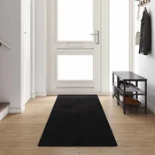 Tepih trkac Crna 80 x 400 cm 100% Polipropilen Tuft