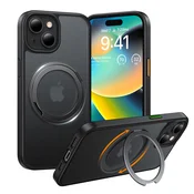 Premium ovitek Torras Ostand Pro za iPhone 15 - black