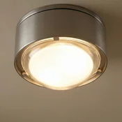 Top Light Stropna svetilka Puk One 2, mat nikelj, G9 - Hodnik - Sodobni - Kovina