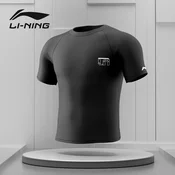 Li-Ning Muška majica za kupanje 8051, Kratak rukav, Crna
