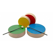 Set lesenih bobnov Color Rohema