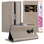 Cadorabo CADORABO primera, združljiv z Nokia v Capuccino Brown - zaščitni pokrov z magnetnim zapiranjem, stoječo funkcijo in režo za kartico, (20571596)