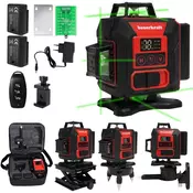 ModernHome Laserski nivelir 4D sa zelenim laserom 360° 16 linija H-047