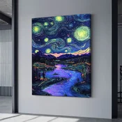 Wallity Slika Canvasneon2, 45x70 cm