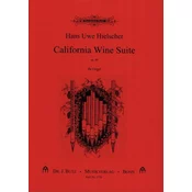 HIELSCHER:CALIFORNIA WINE SUITE OP.40 ORGEL