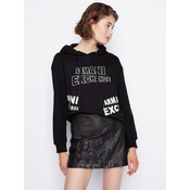 Black Ladies Hoodie Armani Exchange - Women