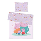 Peppa Pig MLADINSKA POSTELJNINA 140/200 cm renforcé barve bezga