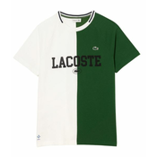 Muška majica Lacoste Sport x Daniil Medvedev Ultra-Dry Tennis T-Shirt - white/green
