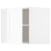 METOD Ugaoni zidni element s policama, bela Enköping/bela im. drveta, 68x60 cm