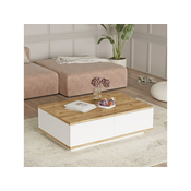 Hanah Home FR14 AW Klub sto, 90x28,6x60cm, Krem-bijela