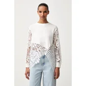 AllSaints bluza ženska bombažna z elastanom MALORIE LS TOP