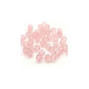 Kristalna perla romb 4 mm roze-niska 40 cm