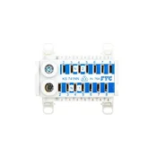 shumee Razdelilna plošča CU ECB 2-polna 2x25mm2, 2x (7x4mm2) modra KS741NN