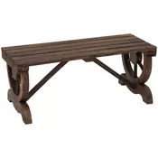 Homestar Vrtna klop 98x50x395 cm rjava