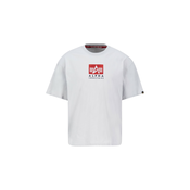 ALPHA INDUSTRIES Majica  siva / rdeča / črna