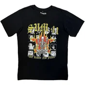 Sum 41 All Killer No Filler Tracklist (Back Print) Carbon Black M Majica
