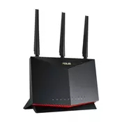 Usmerjevalnik brezžični Asus RT-AX86U WiFi6 802.11ax AX5700 4808Mbit/s MESH MU-MIMO OFDMA 4G 5G dualband MIMO OFDM 3G/4G 3G/4G USB dongle 1xLAN 4xLAN 1xLAN/WAN2,5GB 3x antena (90IG07N0-MO3B00)